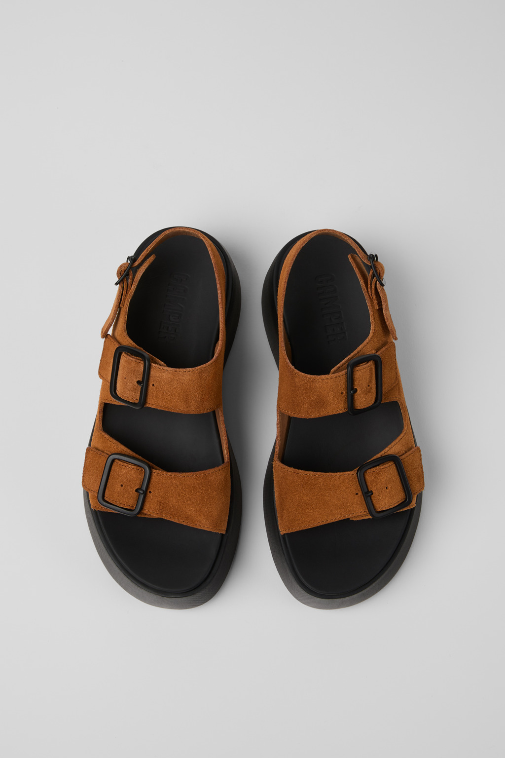 Tasha Brown Nubuck Sandals for Women. - Image 4