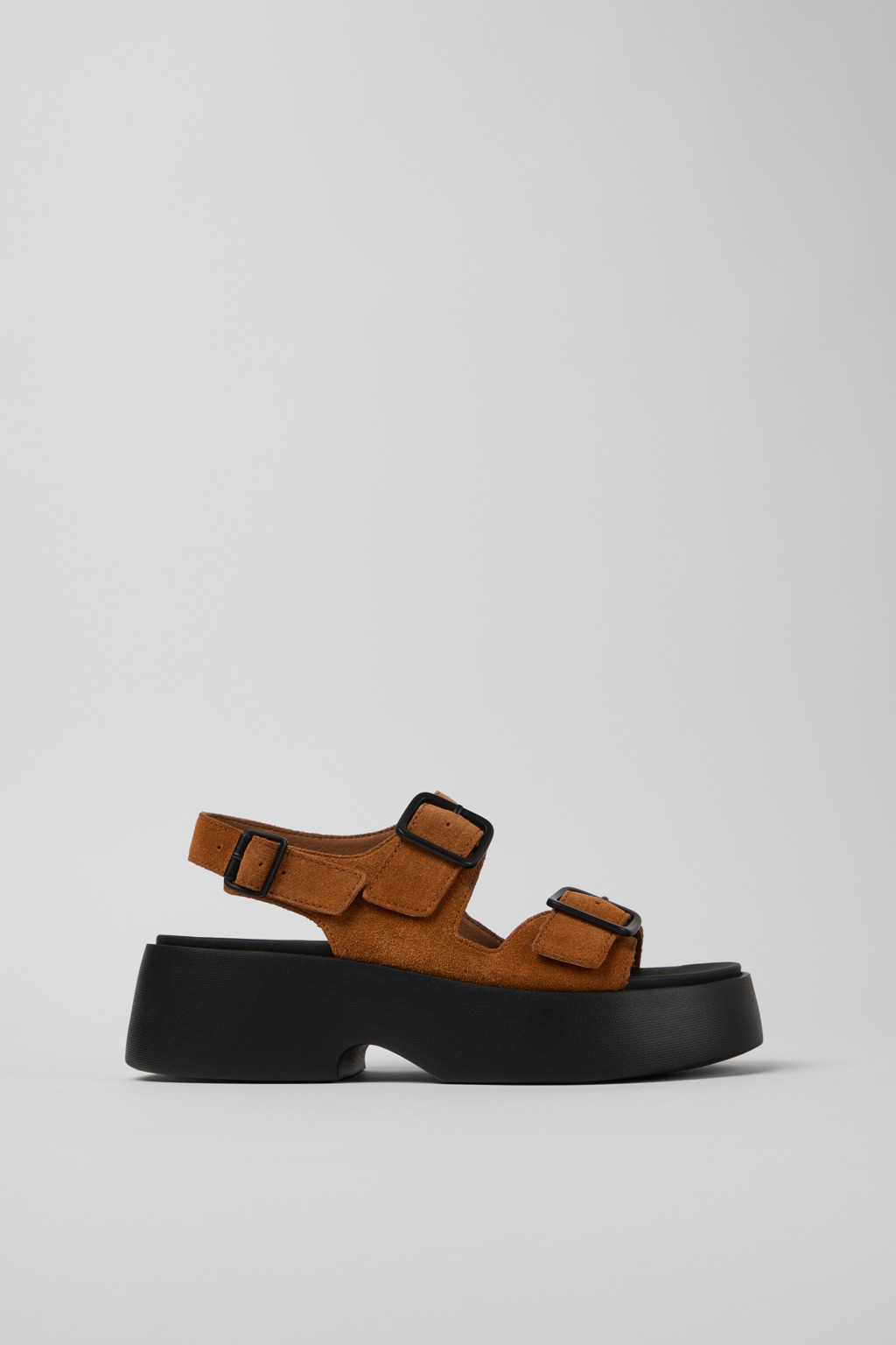 Tasha Brown Nubuck Sandals for Women. - Image 2