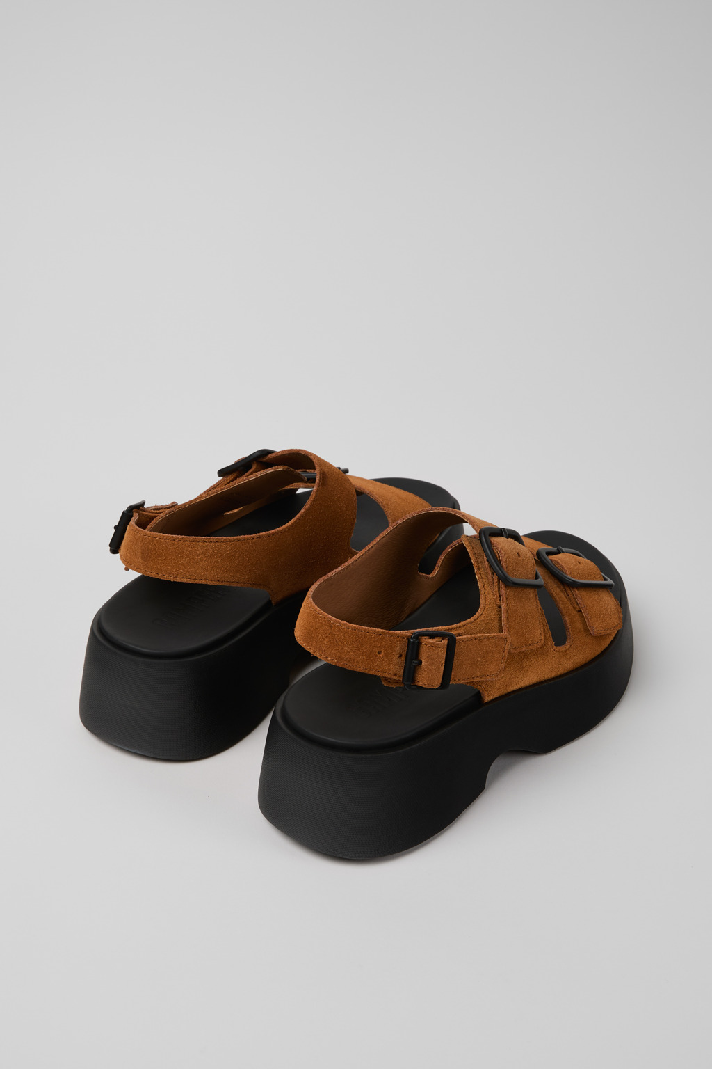Tasha Brown Nubuck Sandals for Women. - Image 3