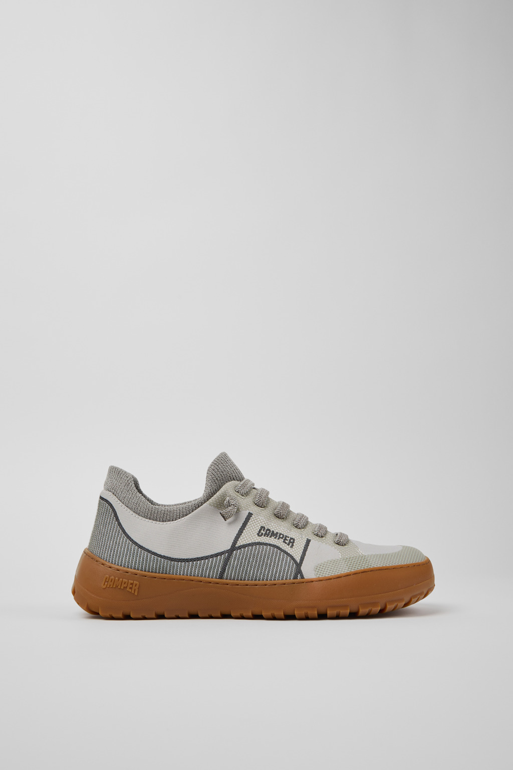 Peu Serra 360º Durable Gray Engineered Material Sneakers for Women - Image 3