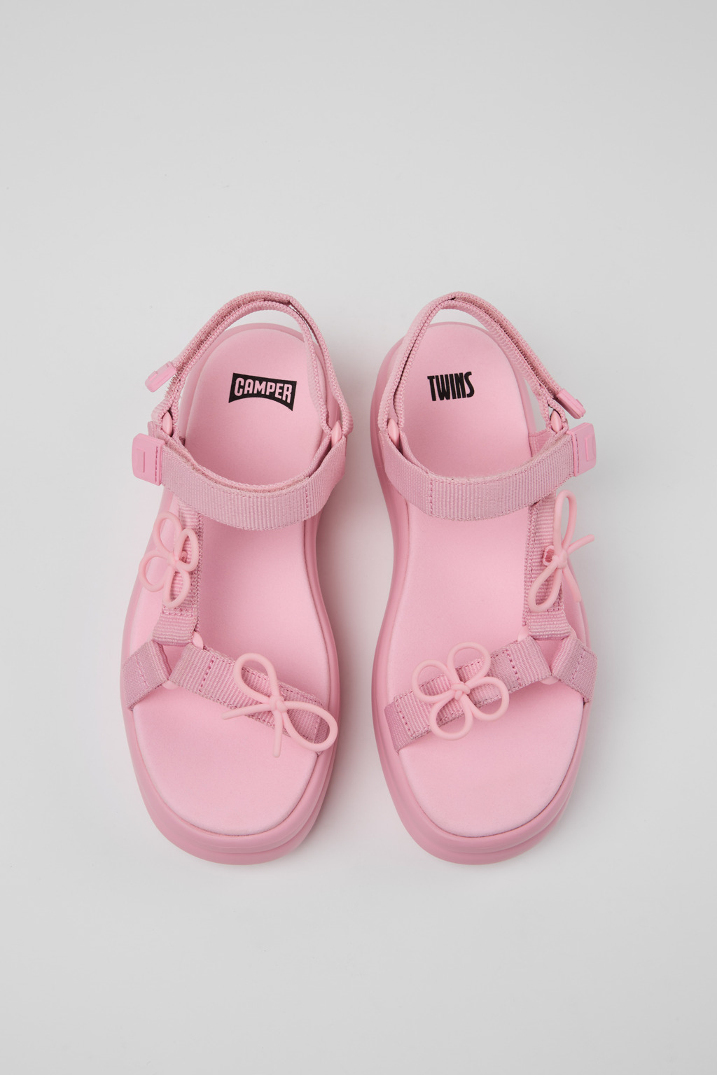 Twins Pink Recycled PET Sandals for Women. - Image 4