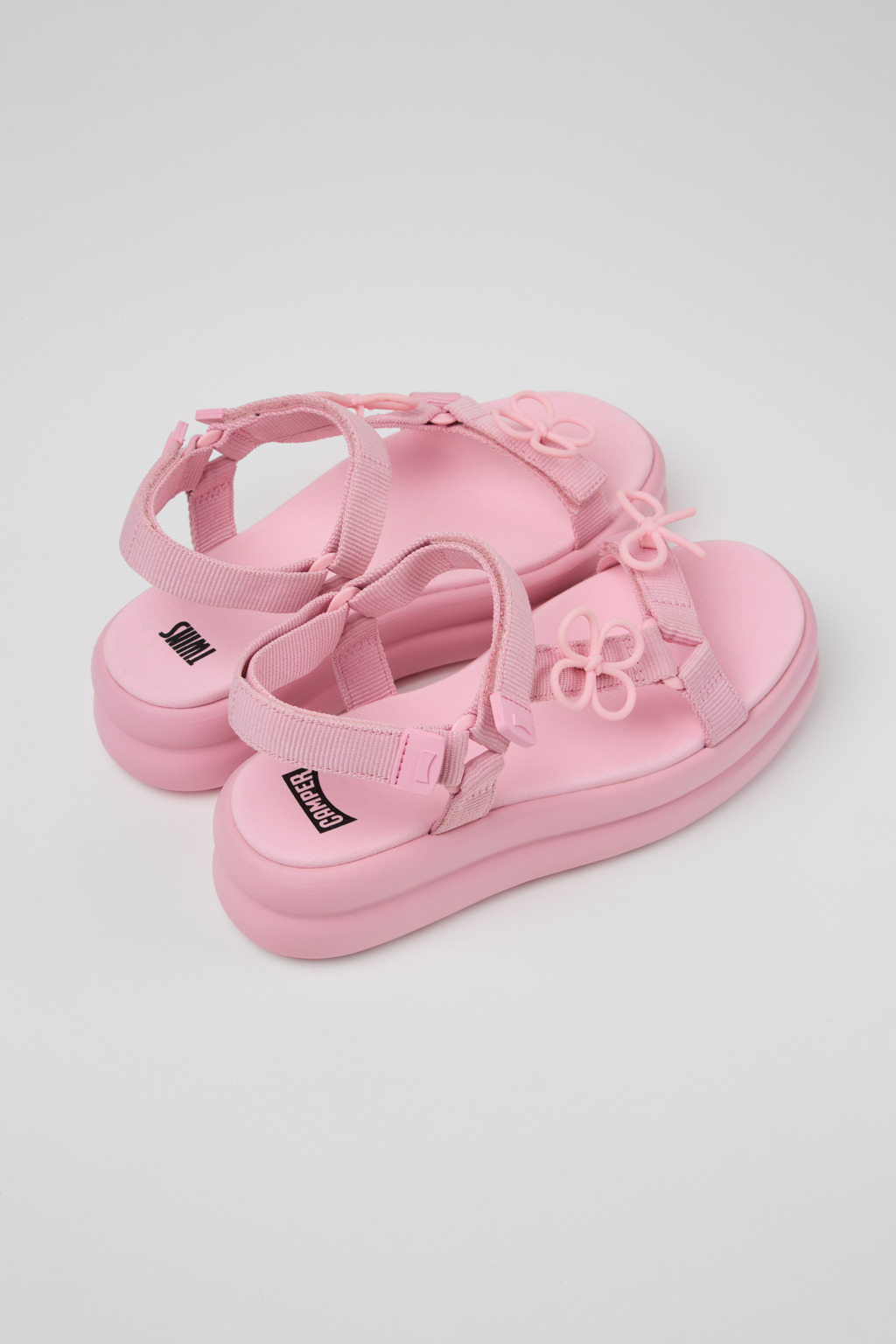 Twins Pink Recycled PET Sandals for Women. - Image 3