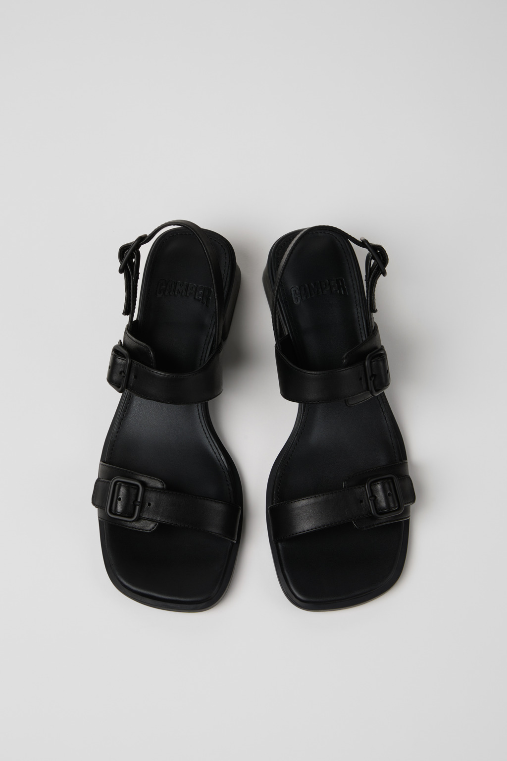 Kora Sandal Black Leather Sandals for Women. - Image 4