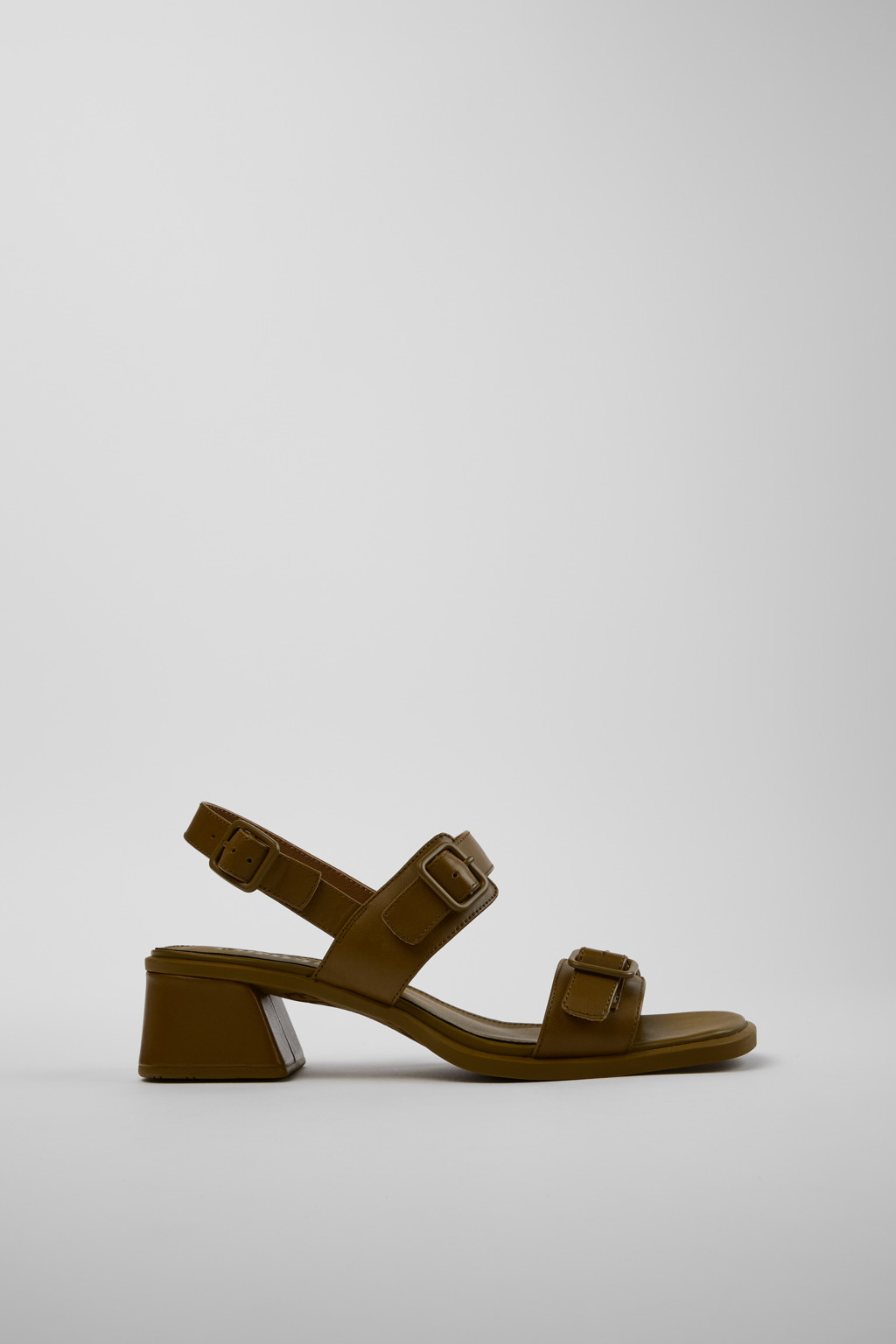 Kora Sandal Green Leather Sandals for Women. - Image 2