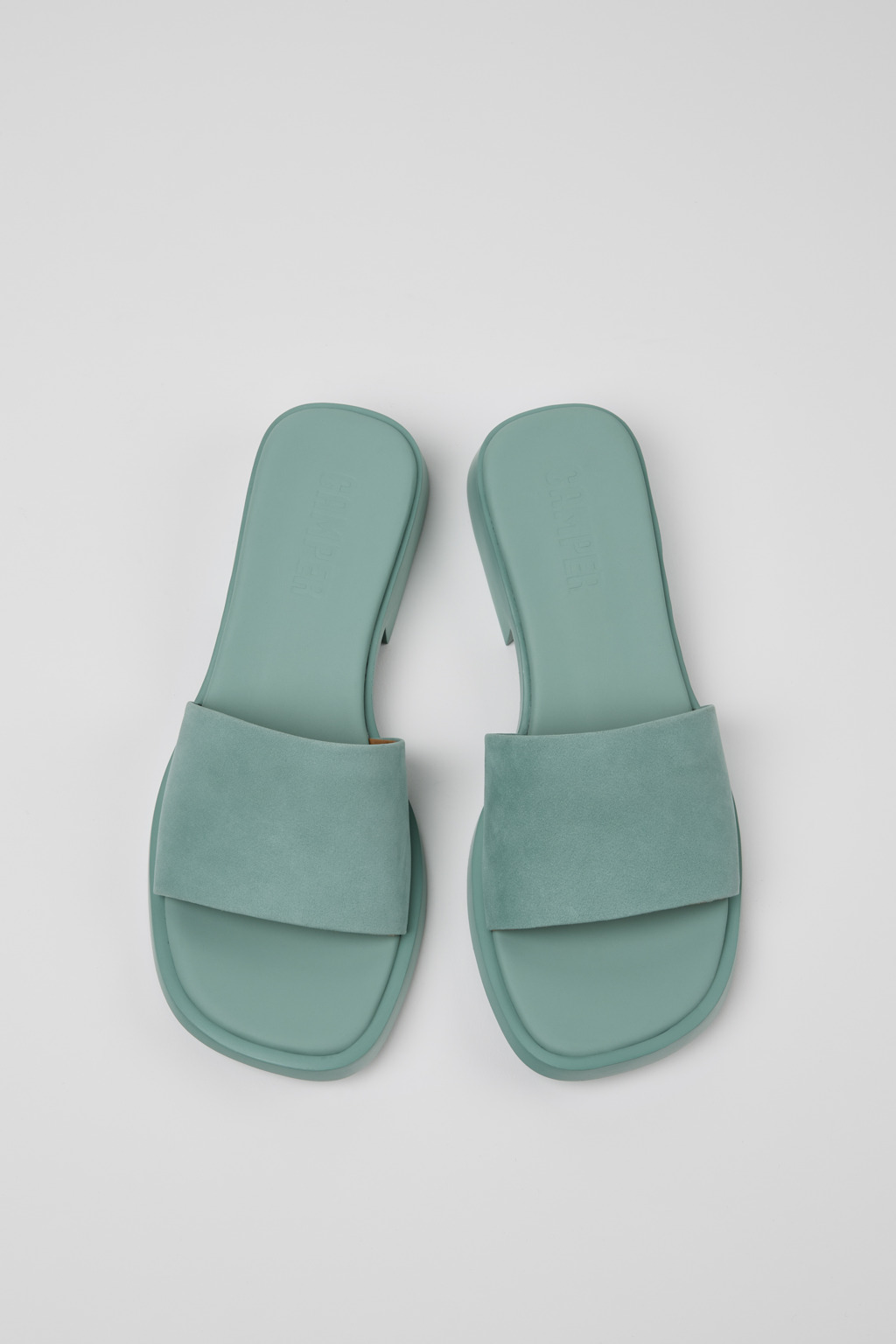 Dana Green Nubuck Sandals for Women. - Image 4