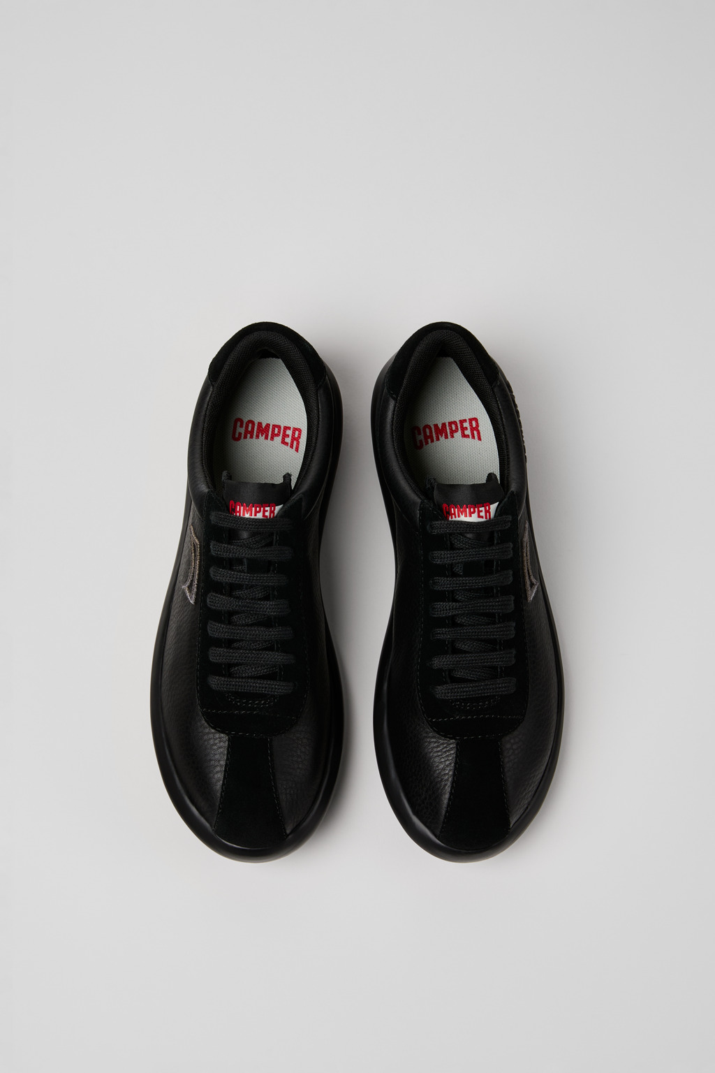 Pelotas XLF Black Leather and Nubuk Sneakers for Women. - Image 4