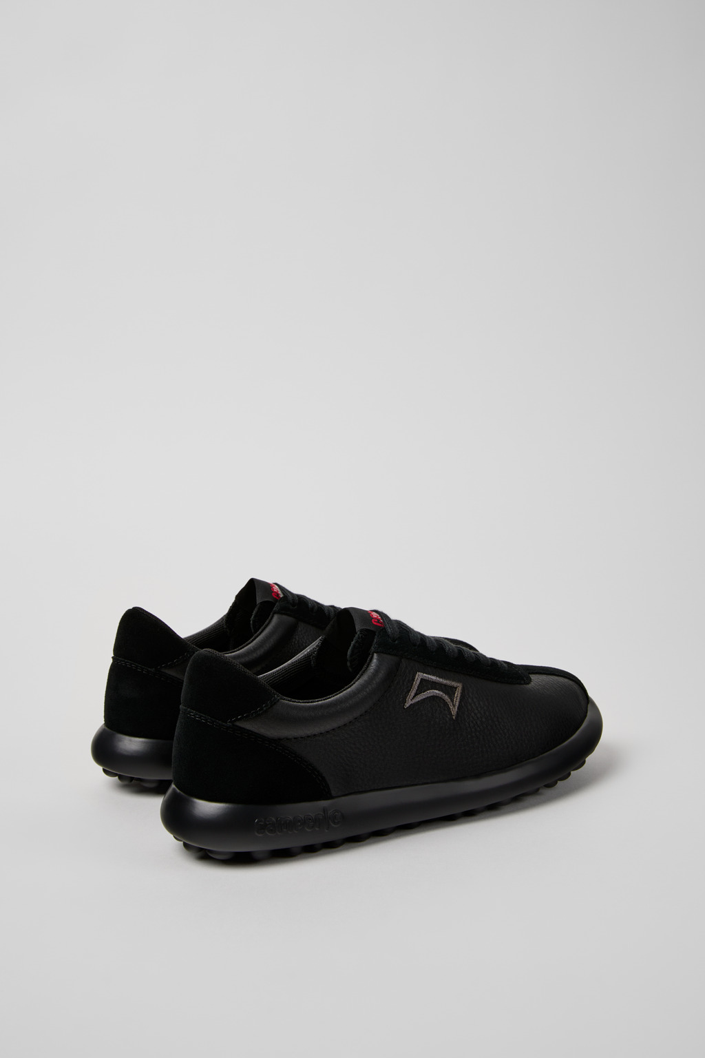 Pelotas XLF Black Leather and Nubuk Sneakers for Women. - Image 3