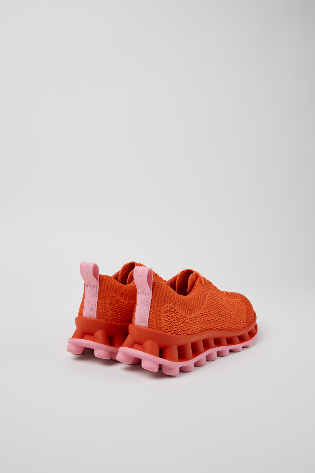 Camper x SUNNEI - PELOTISSIMA Pink, Orange and Red Textile Sneakers for Women. - Image 3