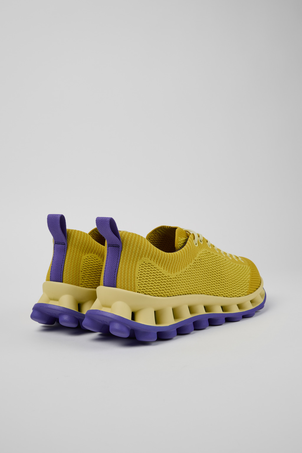 Camper x SUNNEI - PELOTISSIMA Yellow and Blue Textile Women's Sneakers. - Image 3
