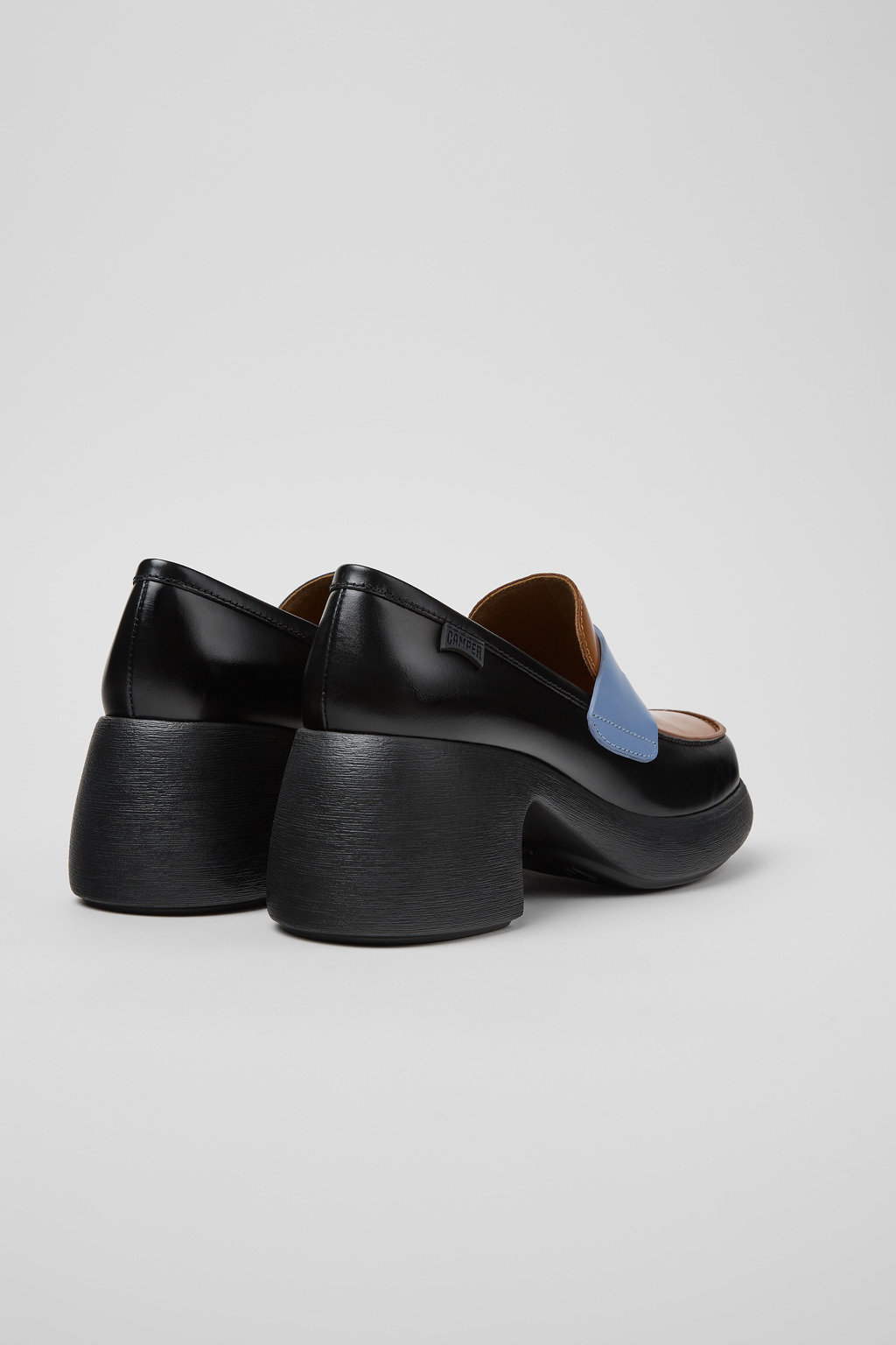 Twins Multicolor Leather Moccasins for Women. - Image 3