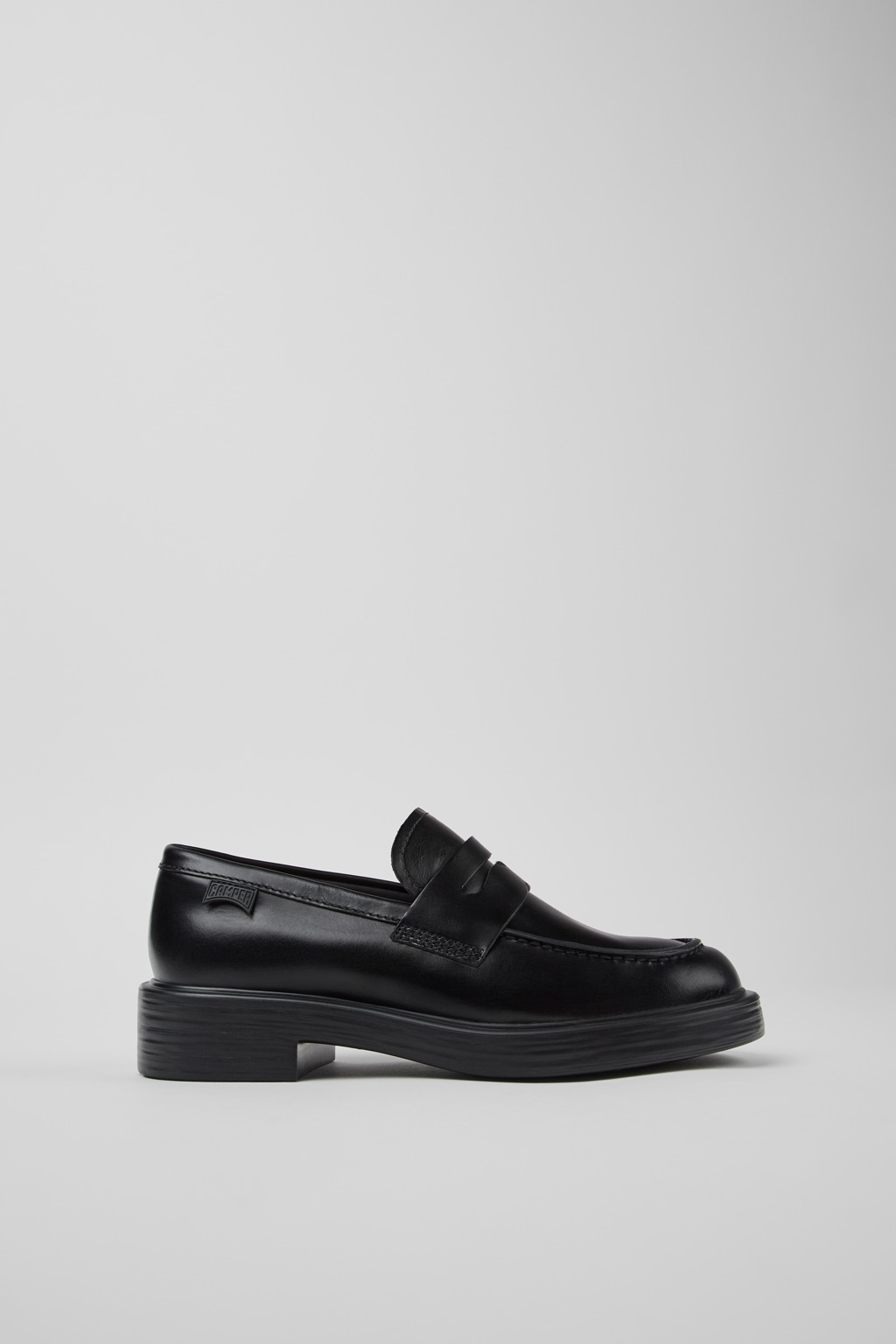 Dean Black Leather Shoes for Women. - Image 2