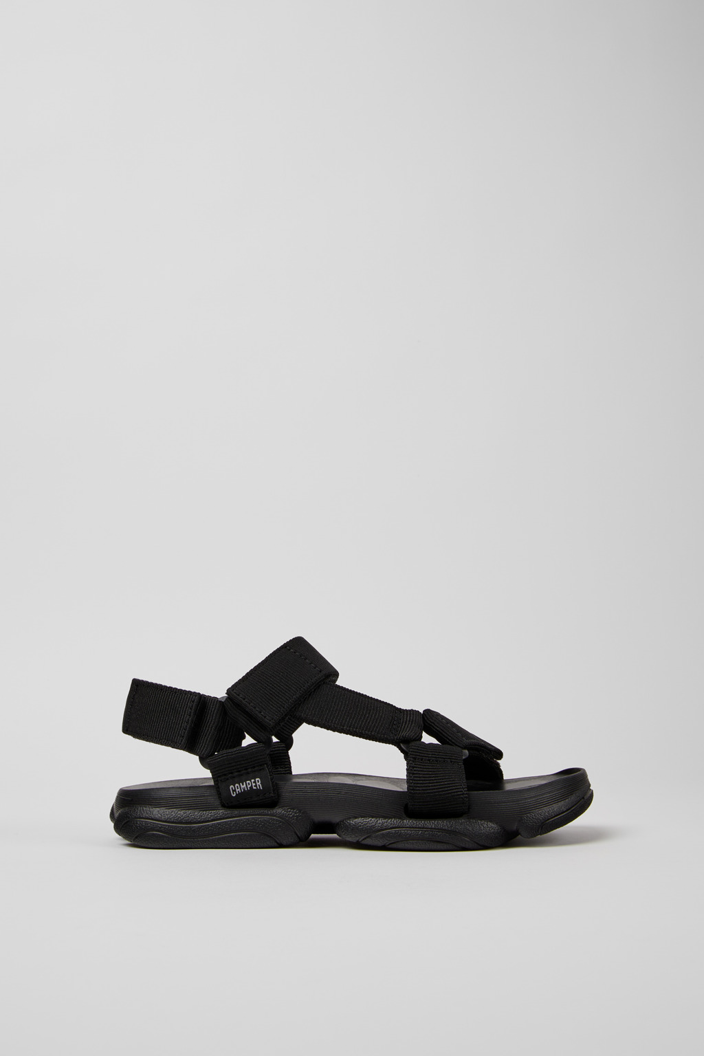 Karst Sandal Black Textile Sandals for Women. - Image 2