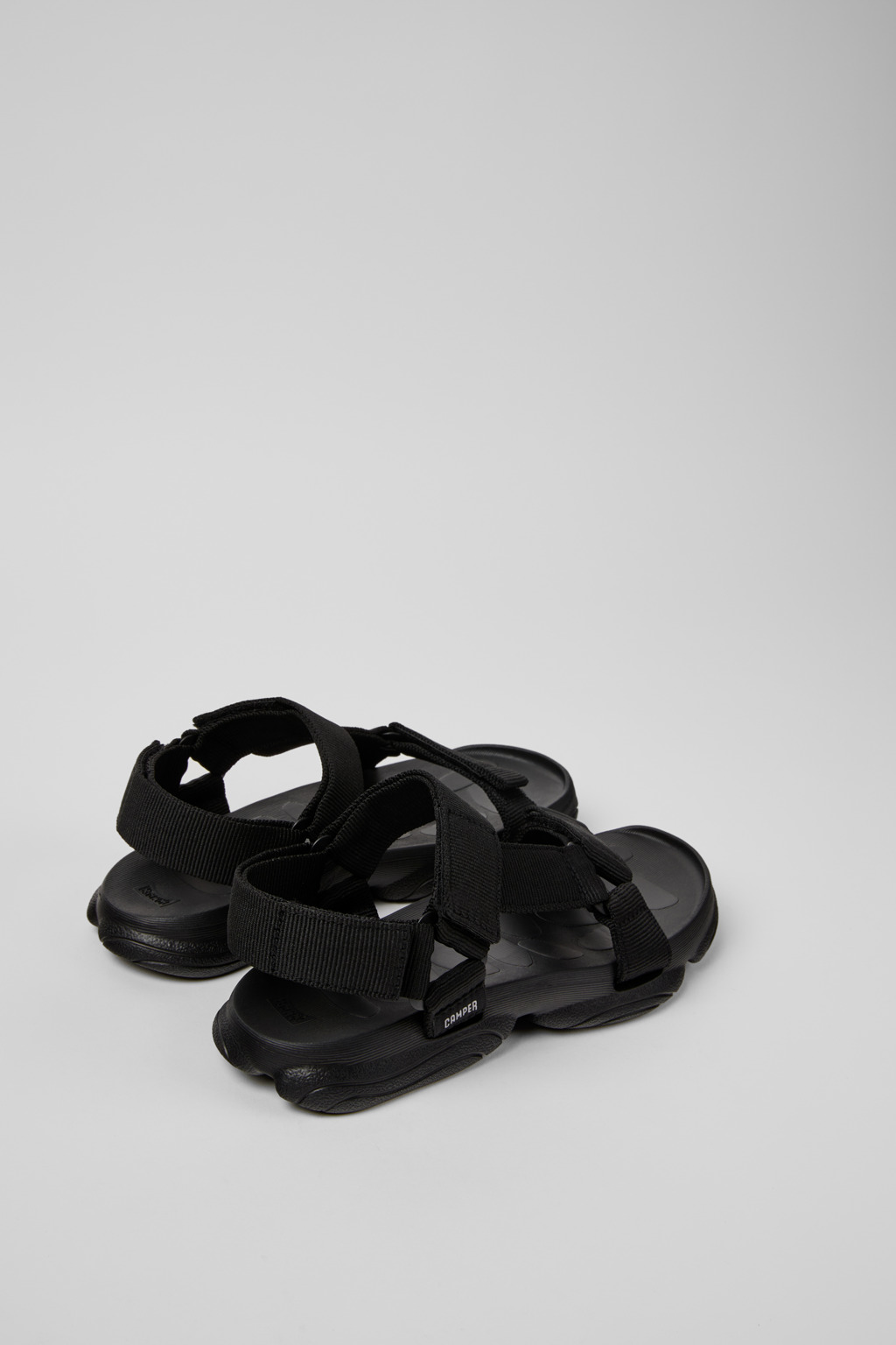 Karst Sandal Black Textile Sandals for Women. - Image 3