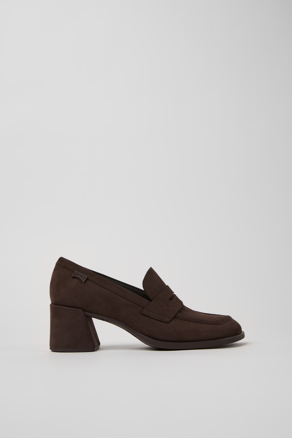 Kora Brown Nubuck Moccasins for Women. - Image 2
