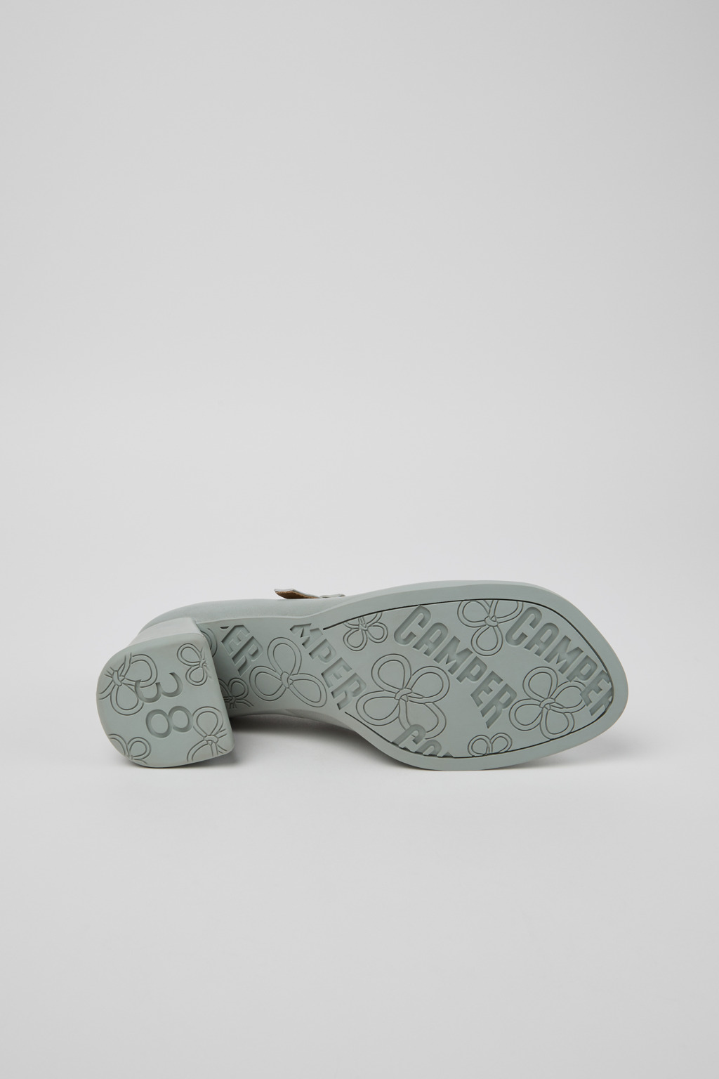 Kora Gray Leather Moccasins for Women. - Image 5