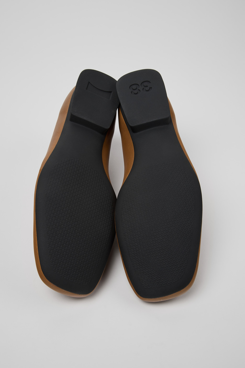Casi Myra Brown Leather Shoes for Women. - Image 5