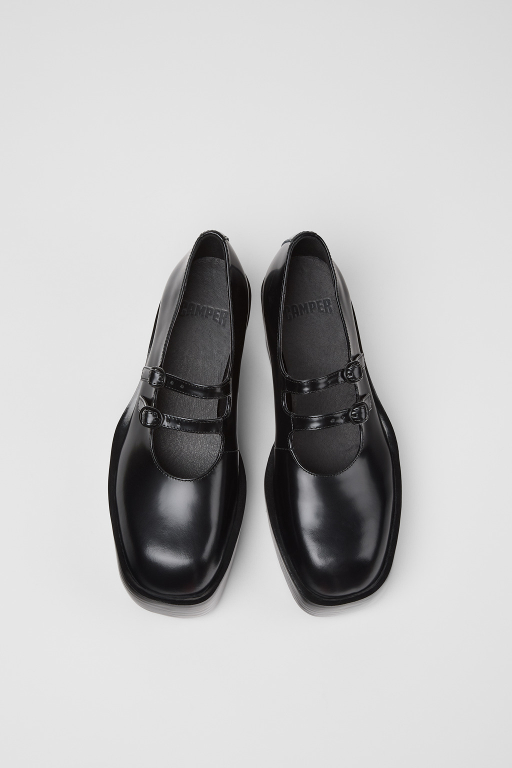 Billie Black Leather Moccasins for Women. - Image 4