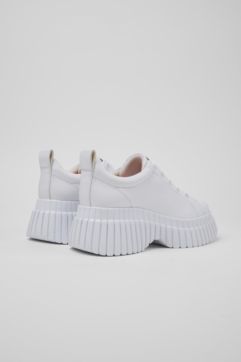Pix BCN White Leather Shoes for Women. - Image 3