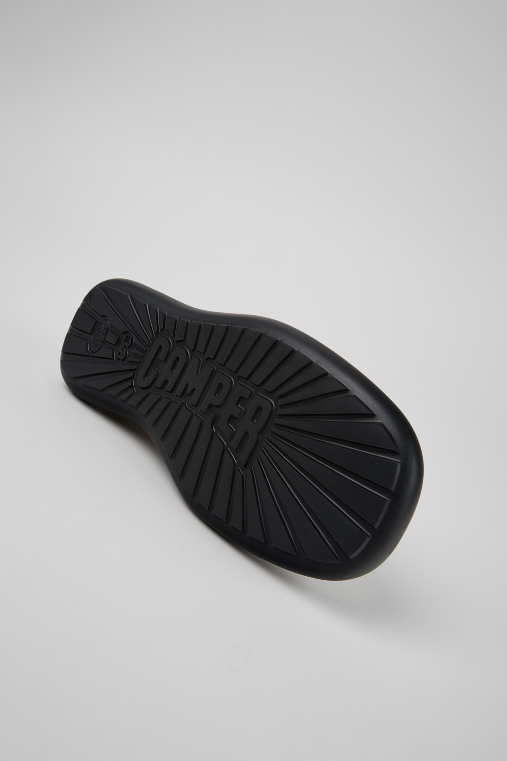 Onda Gray Leather Ballerinas for Women. - Image 5