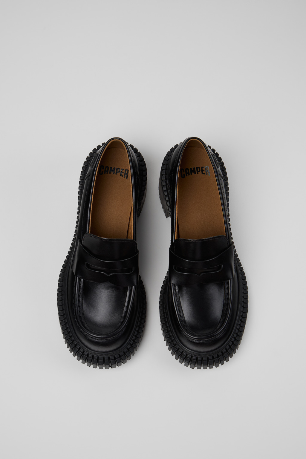 Pix London Black Leather Moccasins for Women. - Image 4