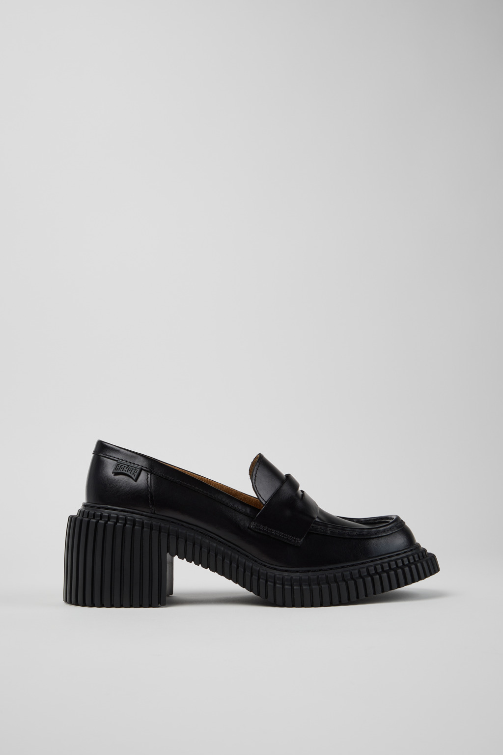 Pix London Black Leather Moccasins for Women. - Image 2