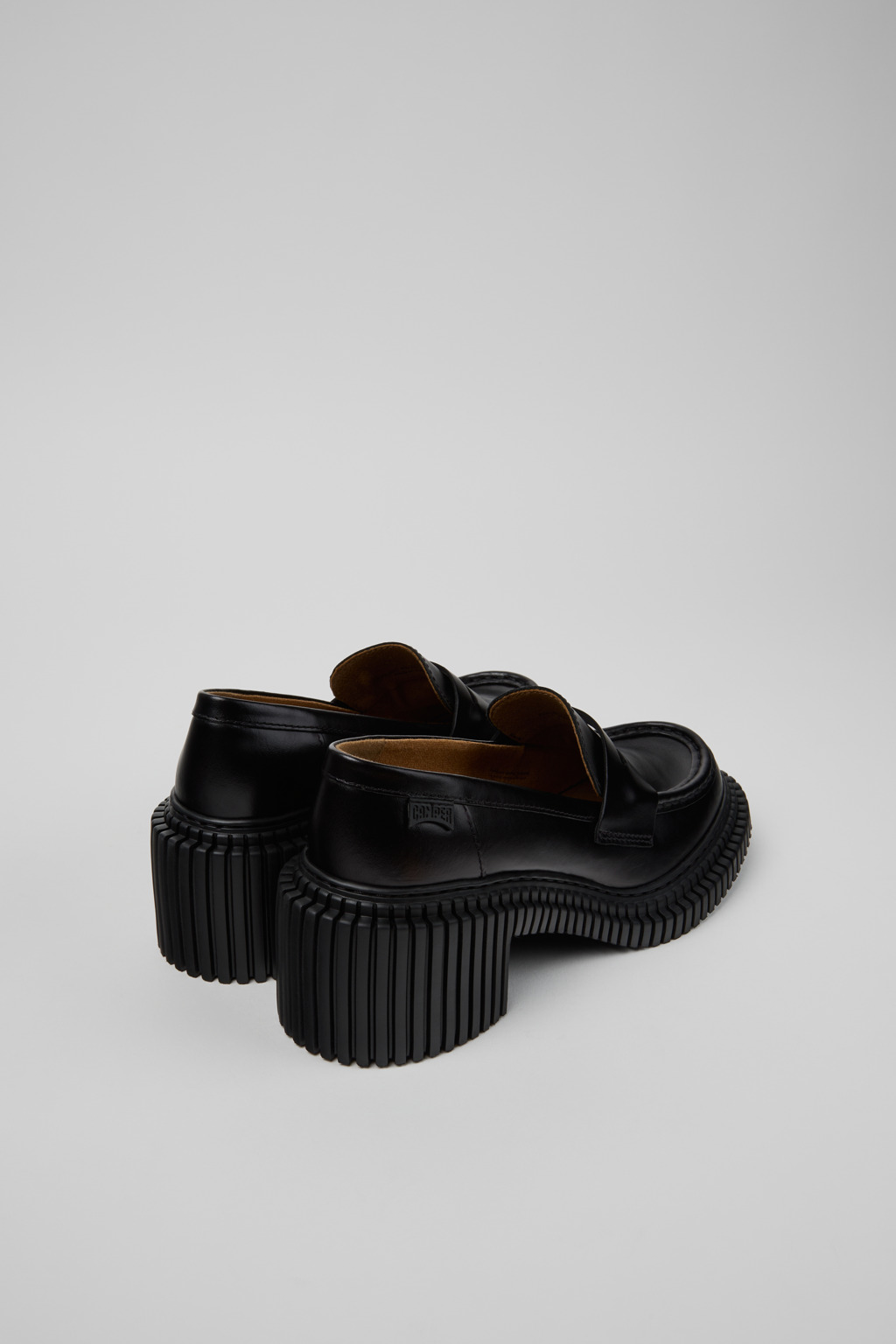 Pix London Black Leather Moccasins for Women. - Image 3