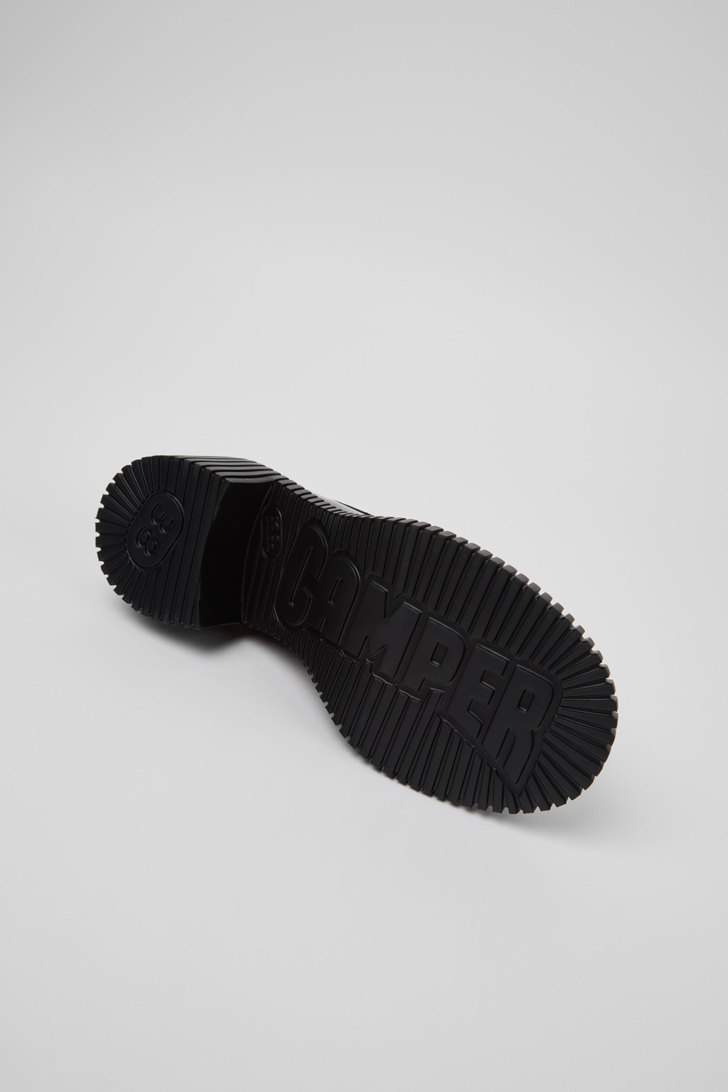 Twins Black Leather Moccasins for Women. - Image 6