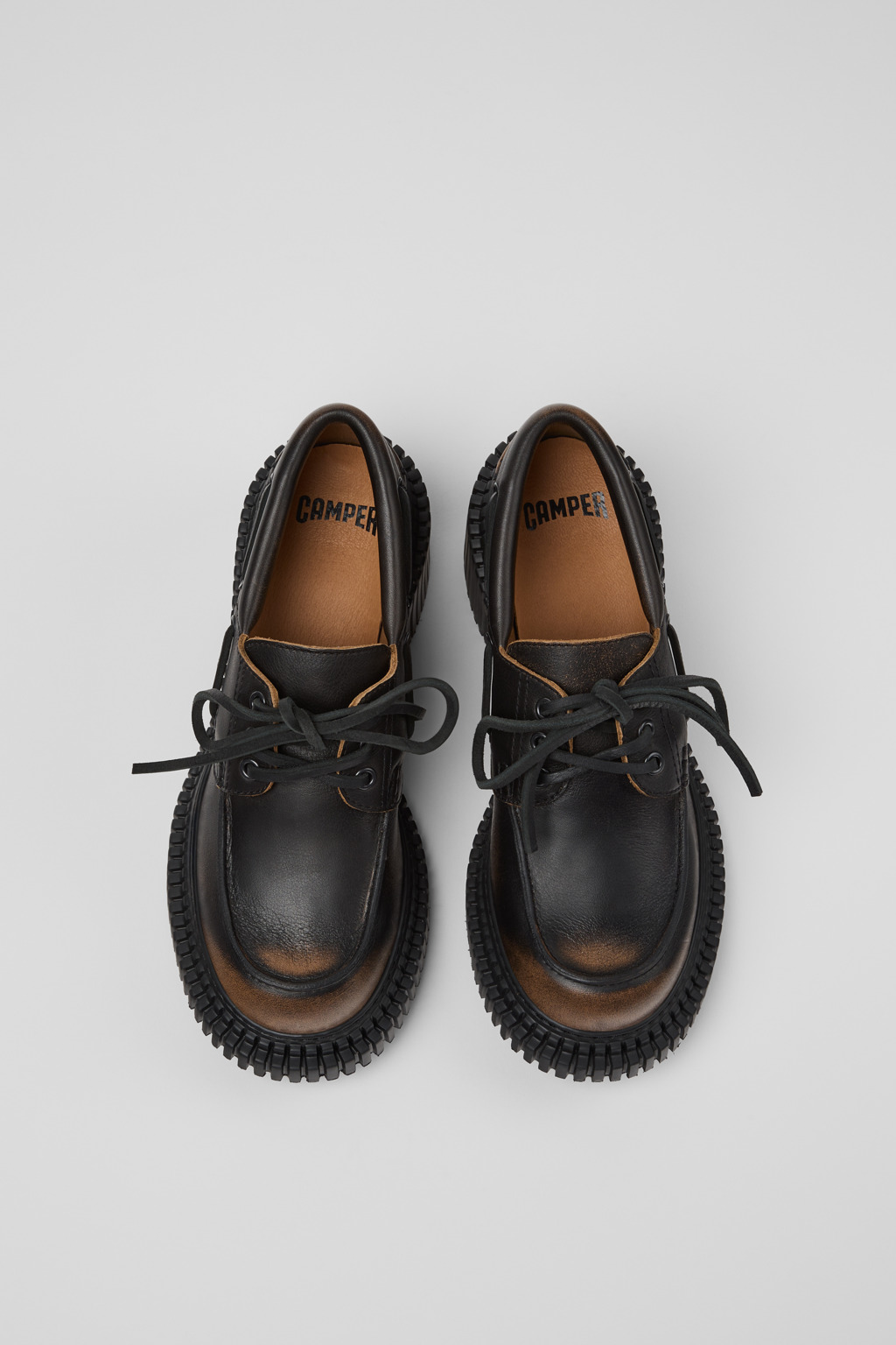 Pix London Black Leather Moccasins for Women. - Image 4