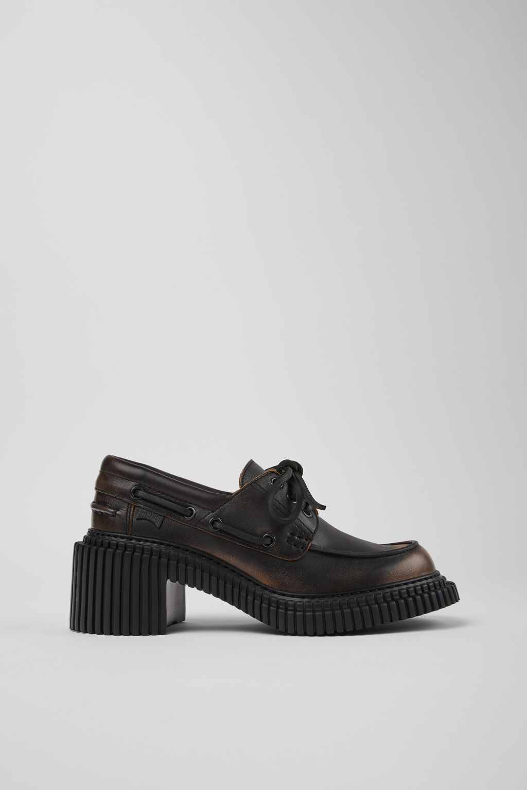 Pix London Black Leather Moccasins for Women. - Image 2