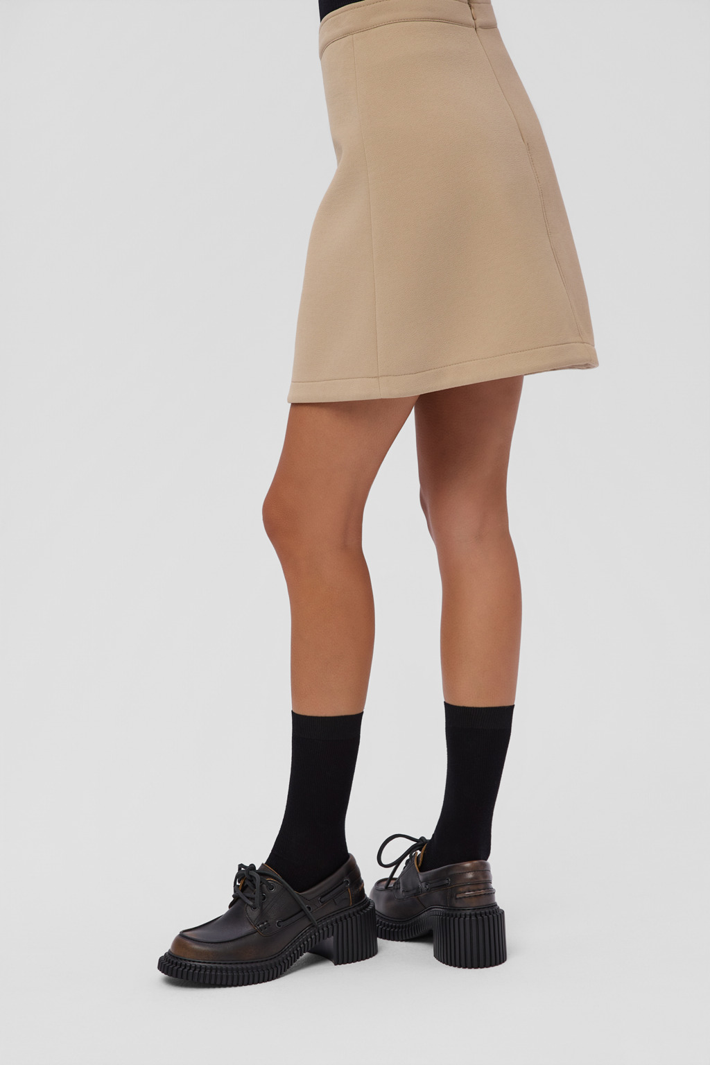 Pix London Black Leather Moccasins for Women. - Image 6