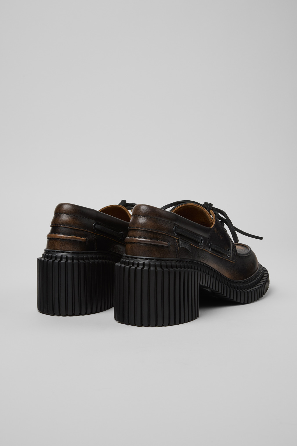 Pix London Black Leather Moccasins for Women. - Image 3