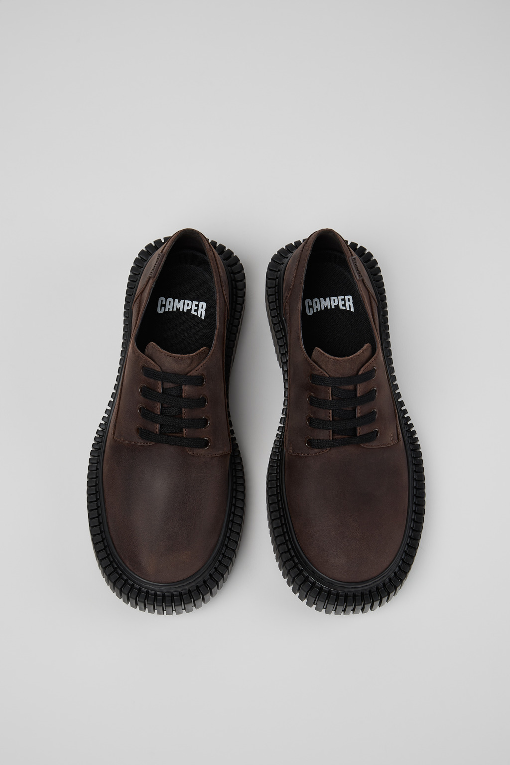 Pix Berlin Brown Nubuck Shoes for Women. - Image 4