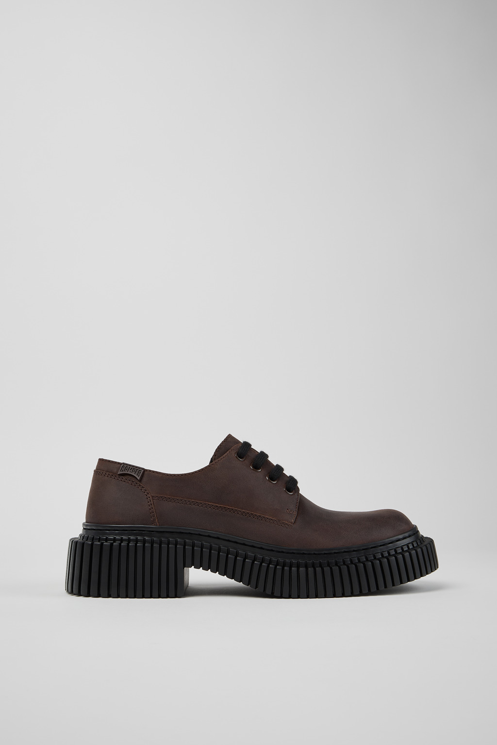 Pix Berlin Brown Nubuck Shoes for Women. - Image 2
