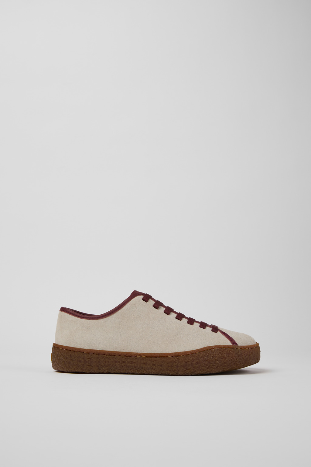 Peu Terreno Beige Suede and Leather Shoes for Women. - Image 2