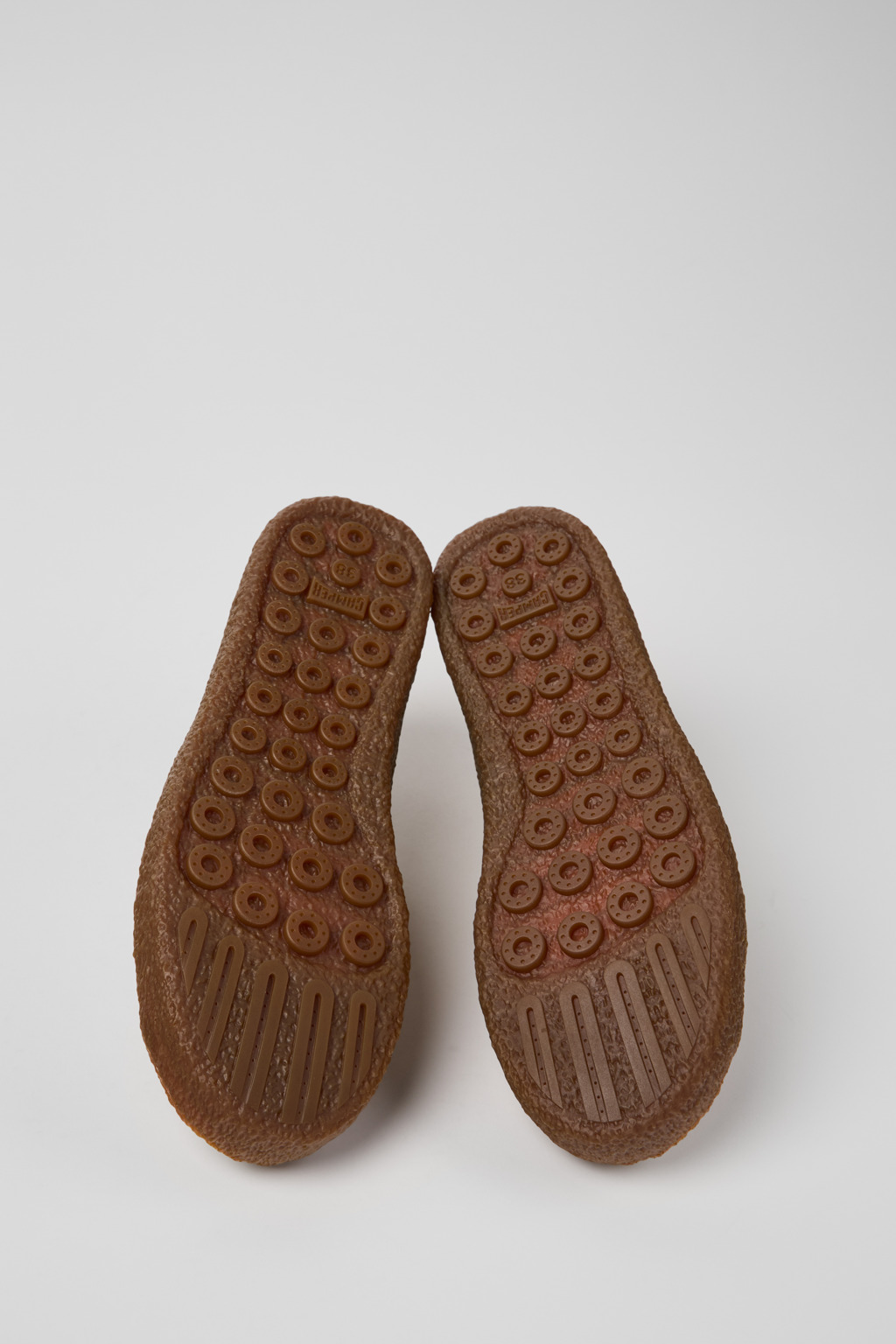 Peu Terreno Beige Suede and Leather Shoes for Women. - Image 5