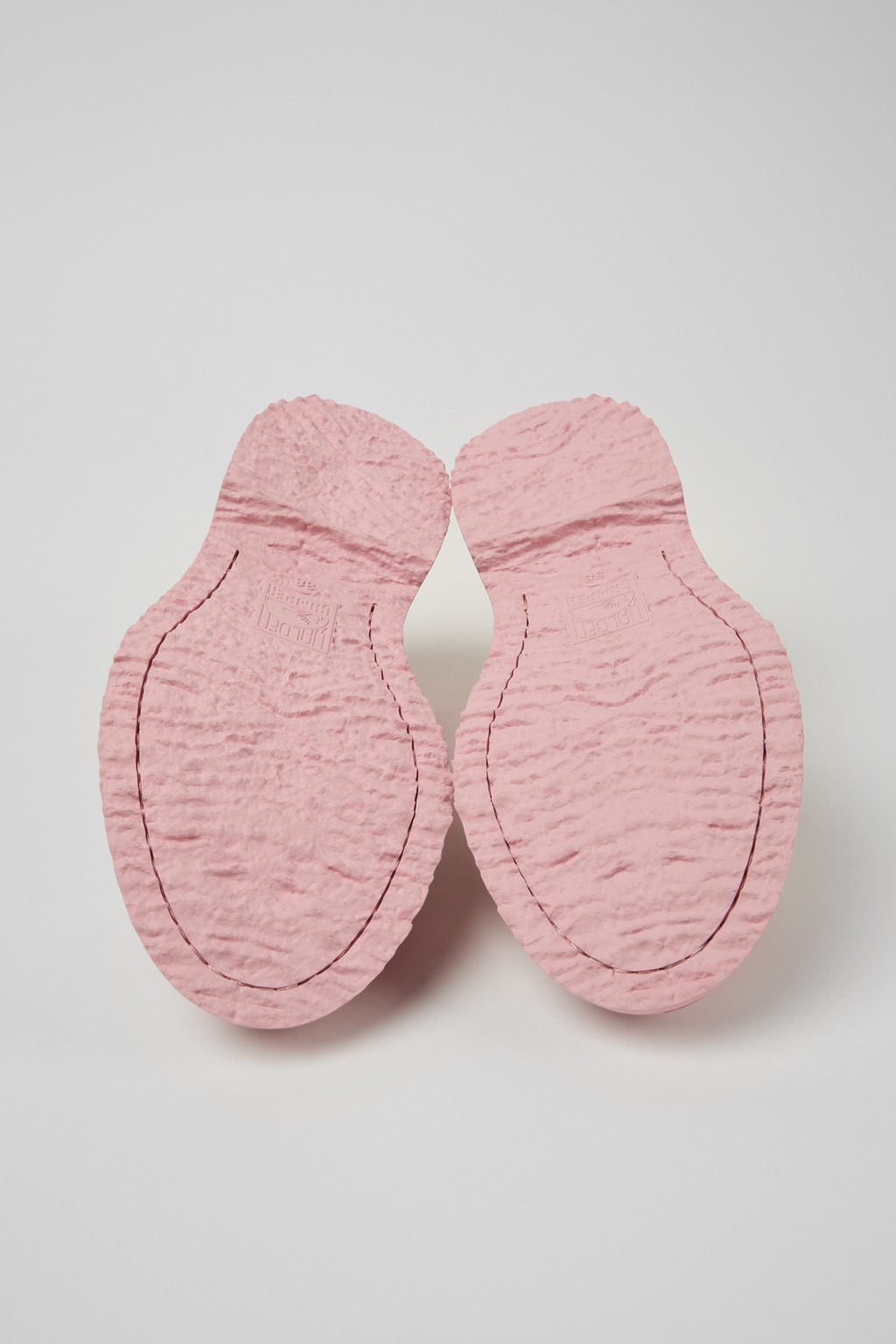 Twins Pink Leather Moccasins for Women. - Image 5