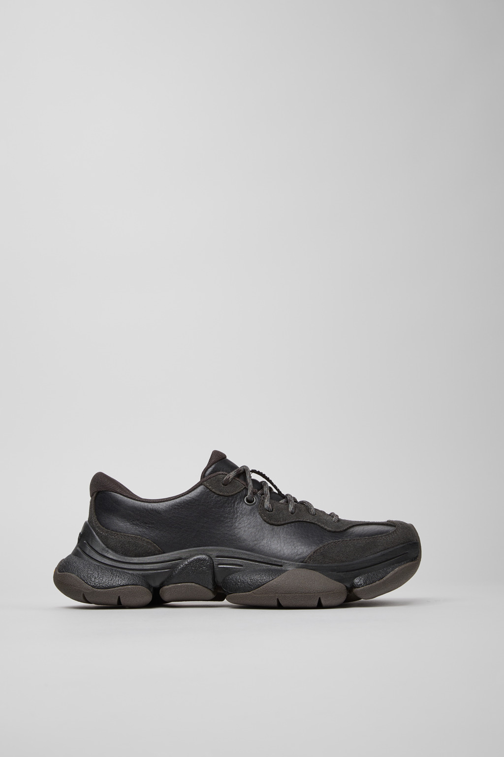 Karst 2 Black Leather and Nubuck Sneakers for Women. - Image 2
