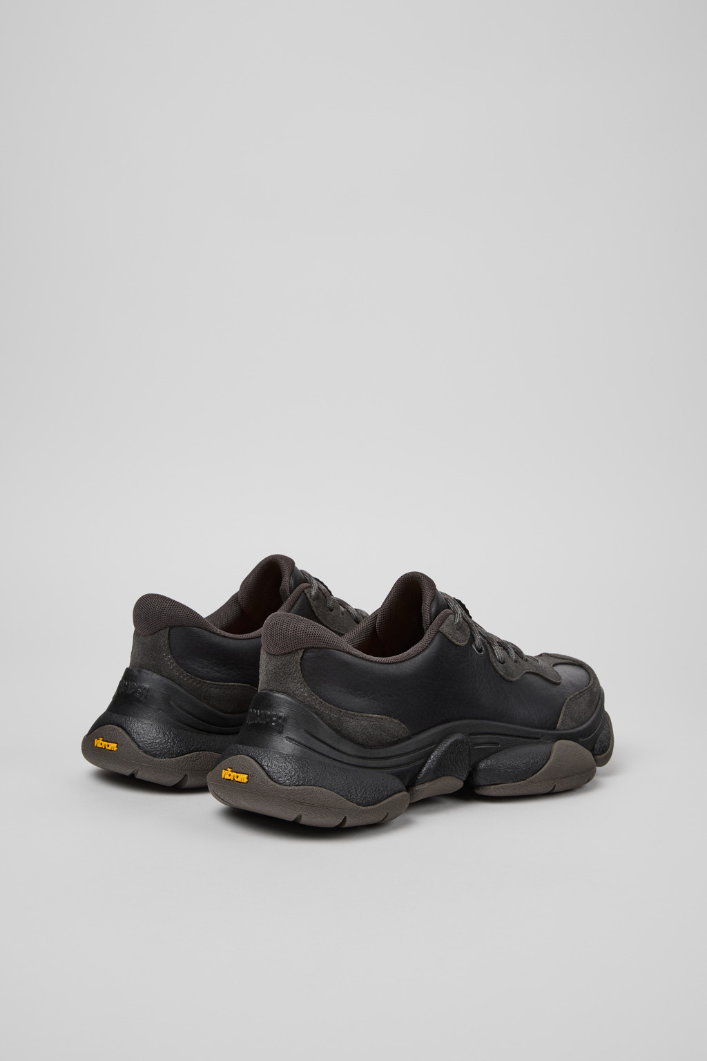 Karst 2 Black Leather and Nubuck Sneakers for Women. - Image 3