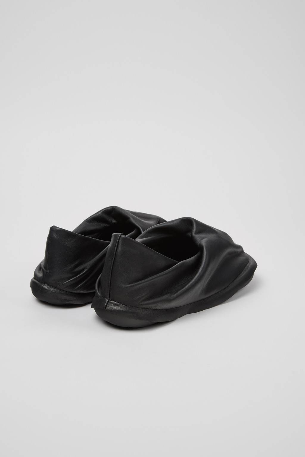 Camper x ISSEY MIYAKE - Peu Form Black Leather Women's Shoes. - Image 3