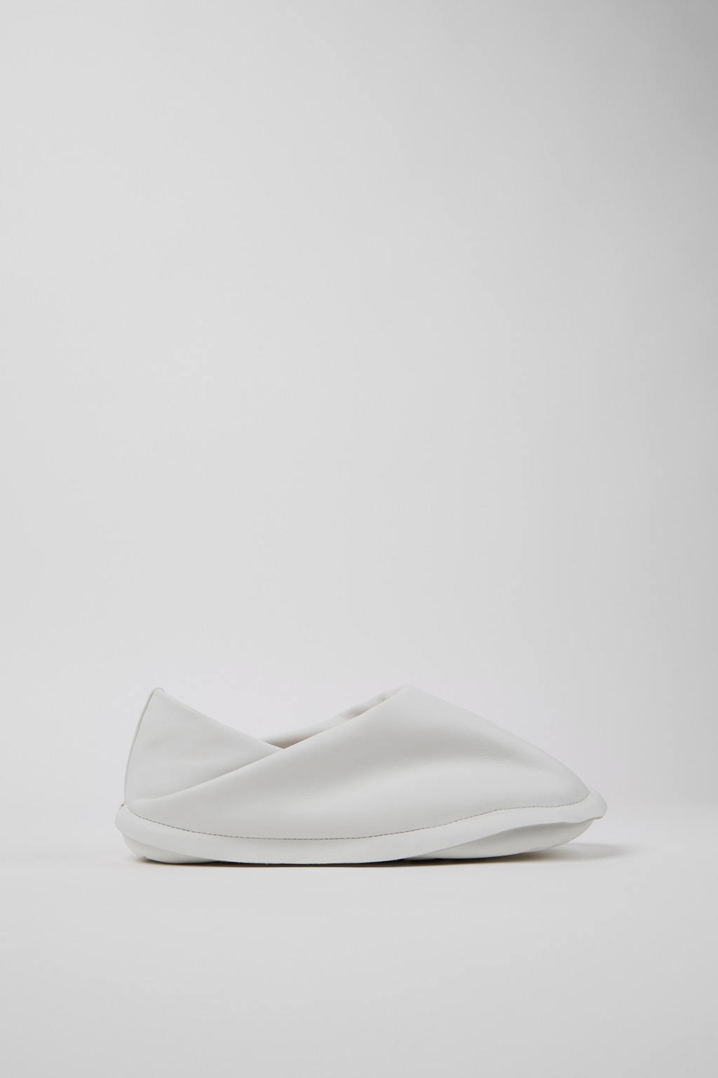 Camper x ISSEY MIYAKE - Peu Form White Leather Shoes for Women. - Image 2