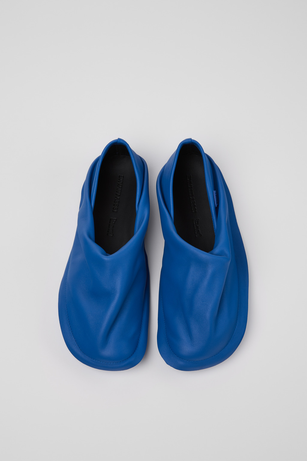 Camper x ISSEY MIYAKE - Peu Form Blue Leather Women's Shoes. - Image 4