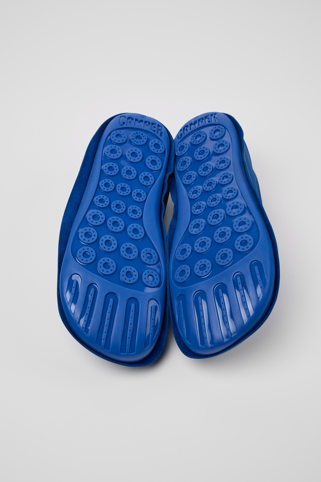 Camper x ISSEY MIYAKE - Peu Form Blue Leather Women's Shoes. - Image 5