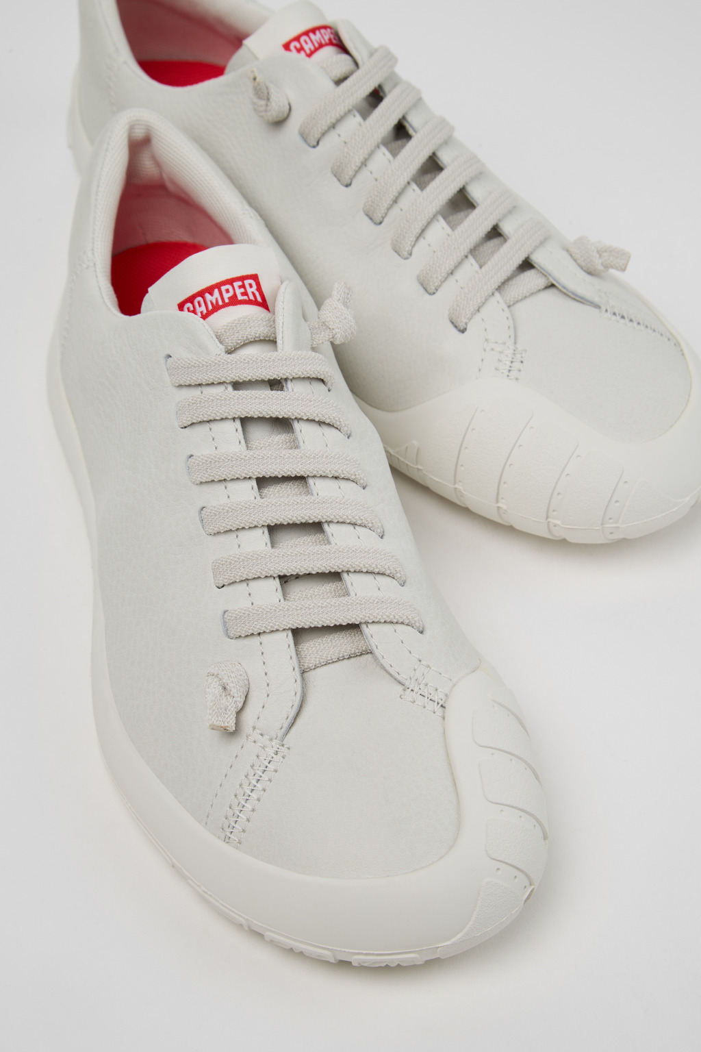 Peu Path+ White Leather Sneakers for Women.
