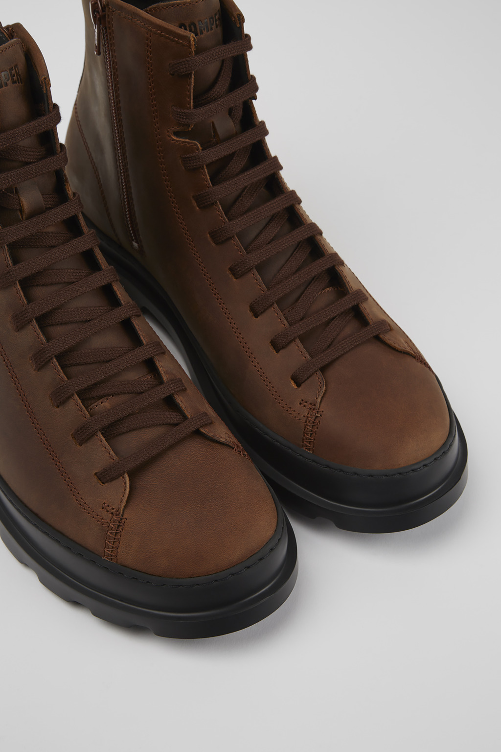 Brutus Brown medium lace boot for men
