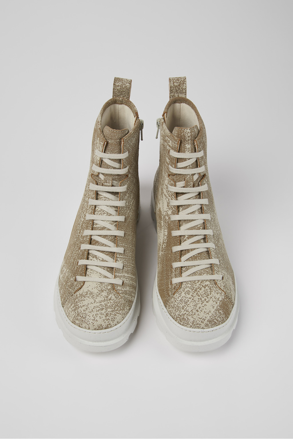 Brutus White-beige brushed nubuck boot for men - Image 4