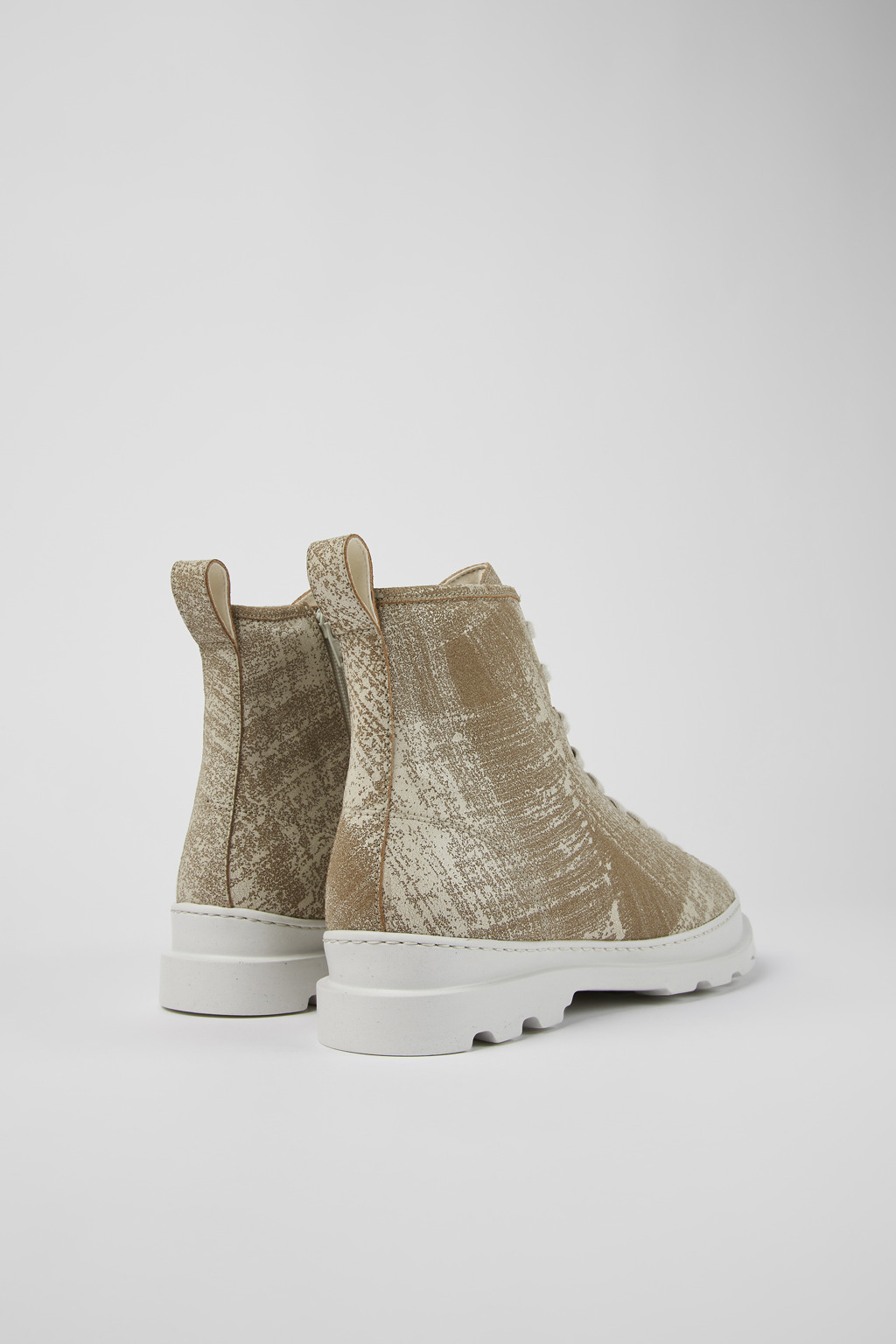 Brutus White-beige brushed nubuck boot for men - Image 3