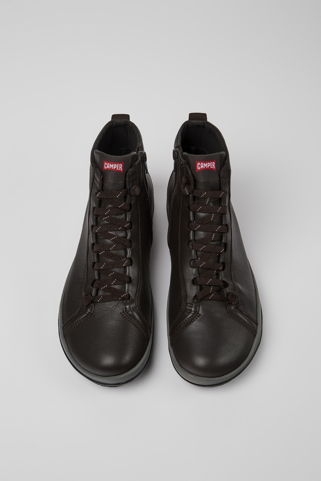 Peu Pista GORE-TEX Brown leather ankle boots for men - Image 4