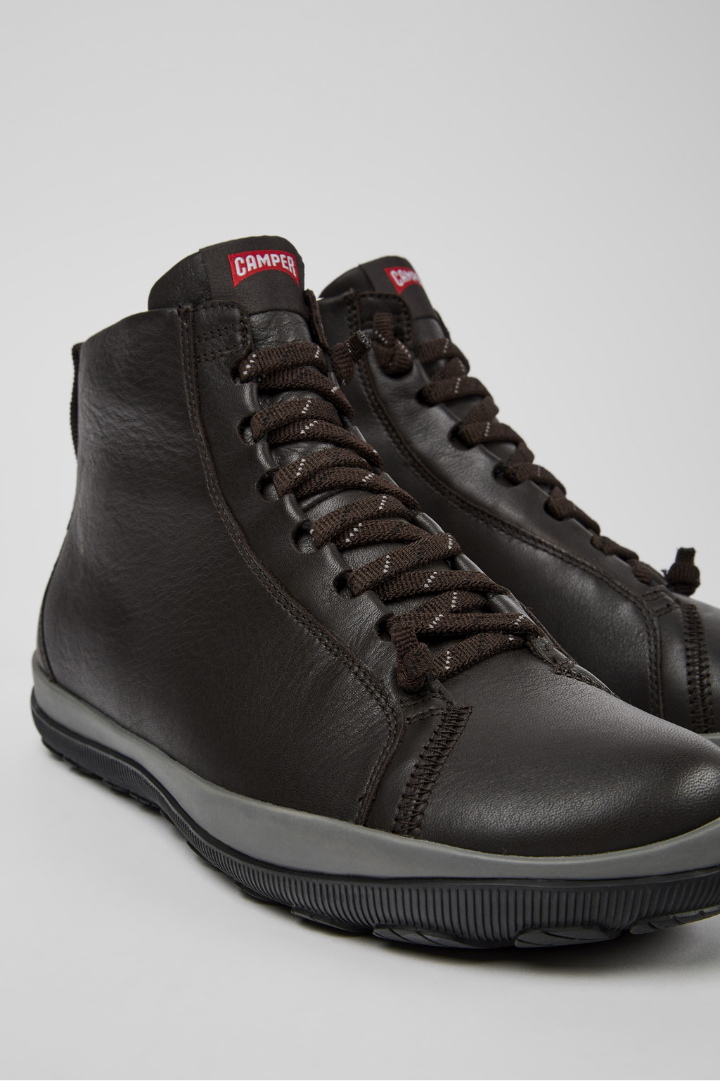 Peu Pista GORE-TEX Brown leather ankle boots for men