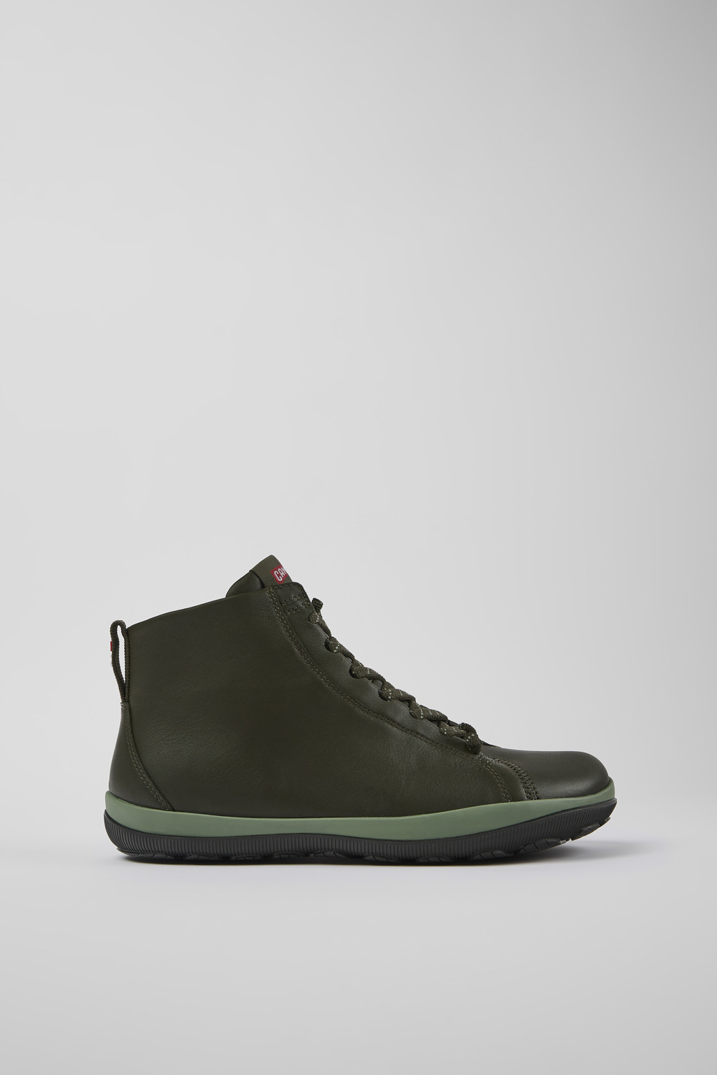 Peu Pista GORE-TEX Green leather ankle boots for men - Image 2