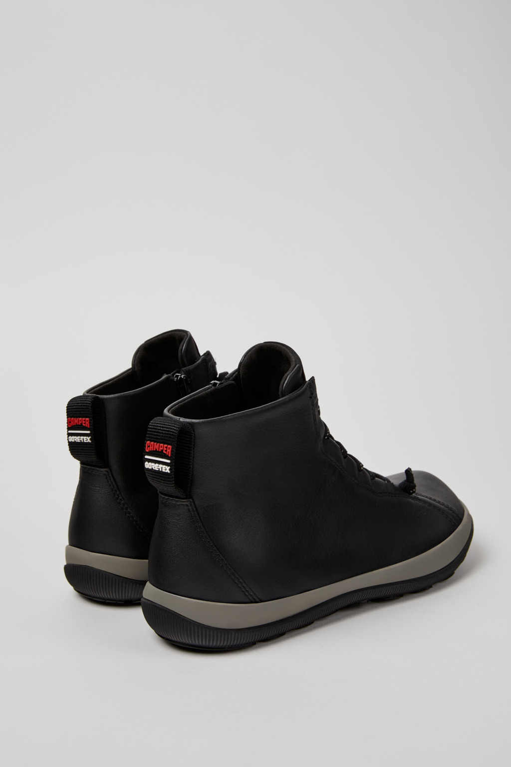 Peu Pista GM GORE-TEX Black Leather Mid Boots for Men. - Image 3
